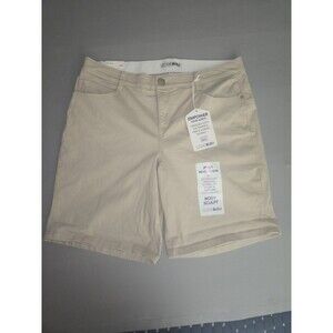 Code Bleu F'AB Revolution Body Sculpt Bermuda Shorts Women's 18W Tan NWT